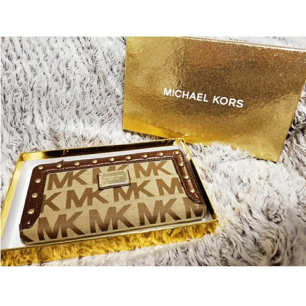 💖Michael KORS brown wallet